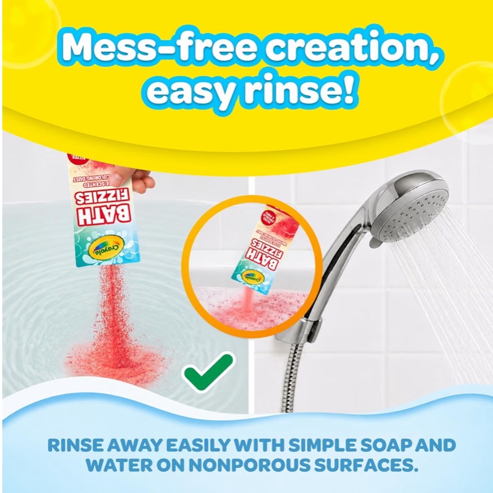 Crayola Bath Fizzies - Choose One - Picture 6 of 8